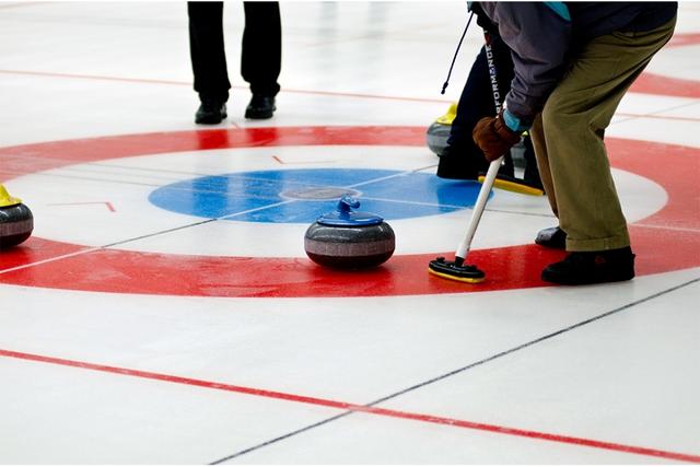 TCT Ice-Tech Curling. Komplett bane-merking