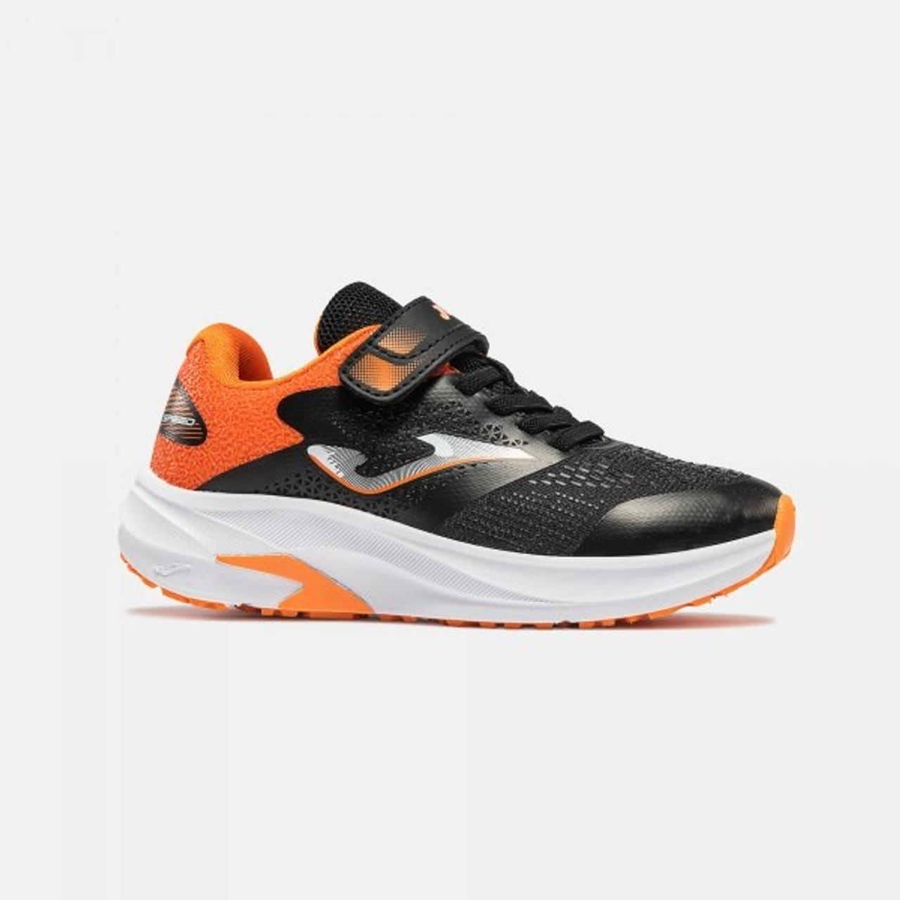 Joma Speed Løpesko Sort/Orange, Barn