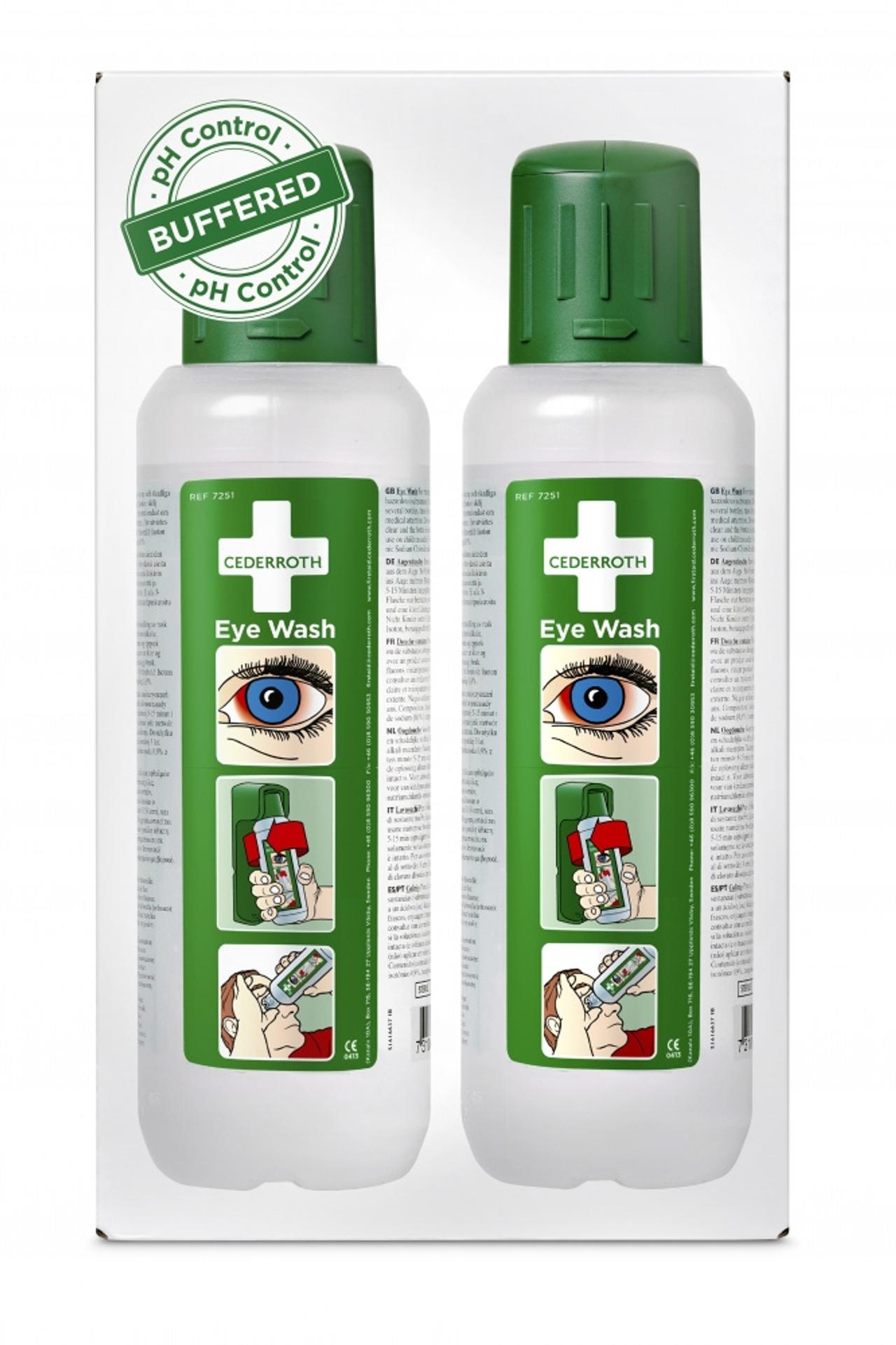 Øyeskyllevæske 500 ml 2 pk